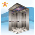 Mirror etched stainless 1000KG passenger elevator for restaurant